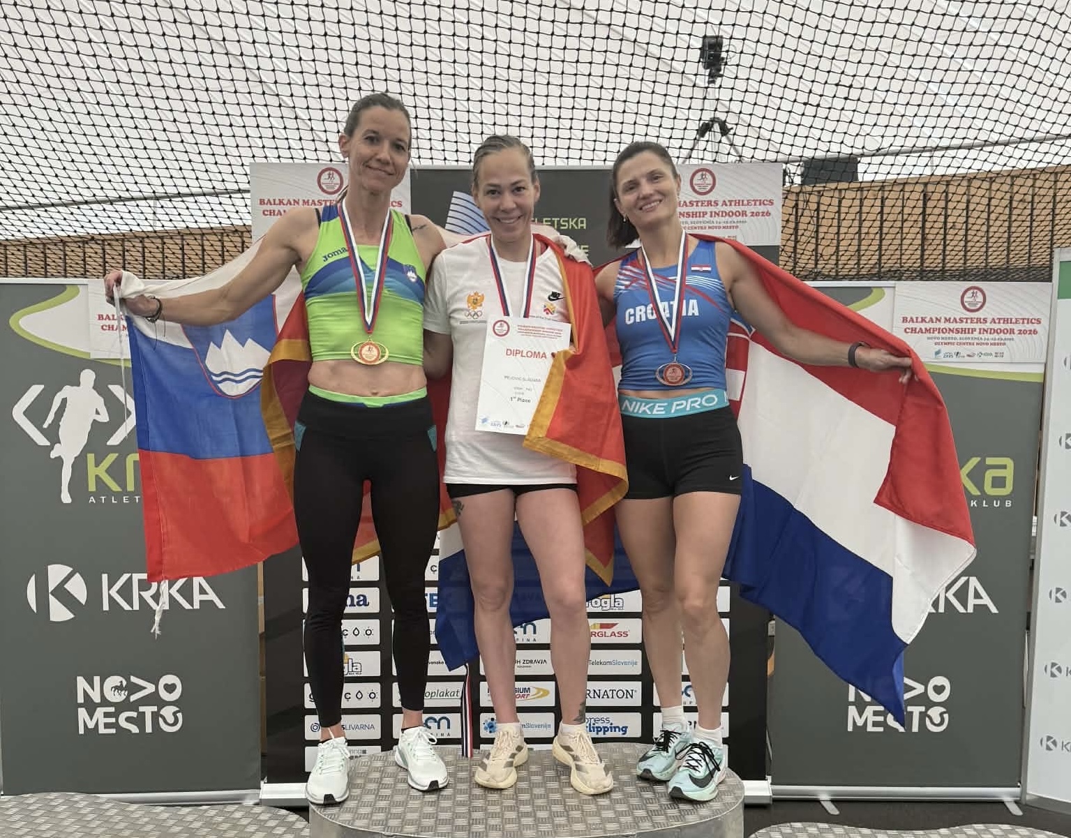 Brodski atletičari uspješni u Vrbovcu i Novom Mestu: Bronca za Mandu Orkić na Balkanskom prvenstvu