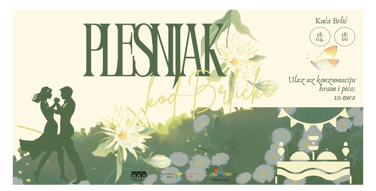 Želite li otputovati u lude dvadesete? Ove subote dvorište Kuće Brlić postaje najelegantniji plesni podij u gradu