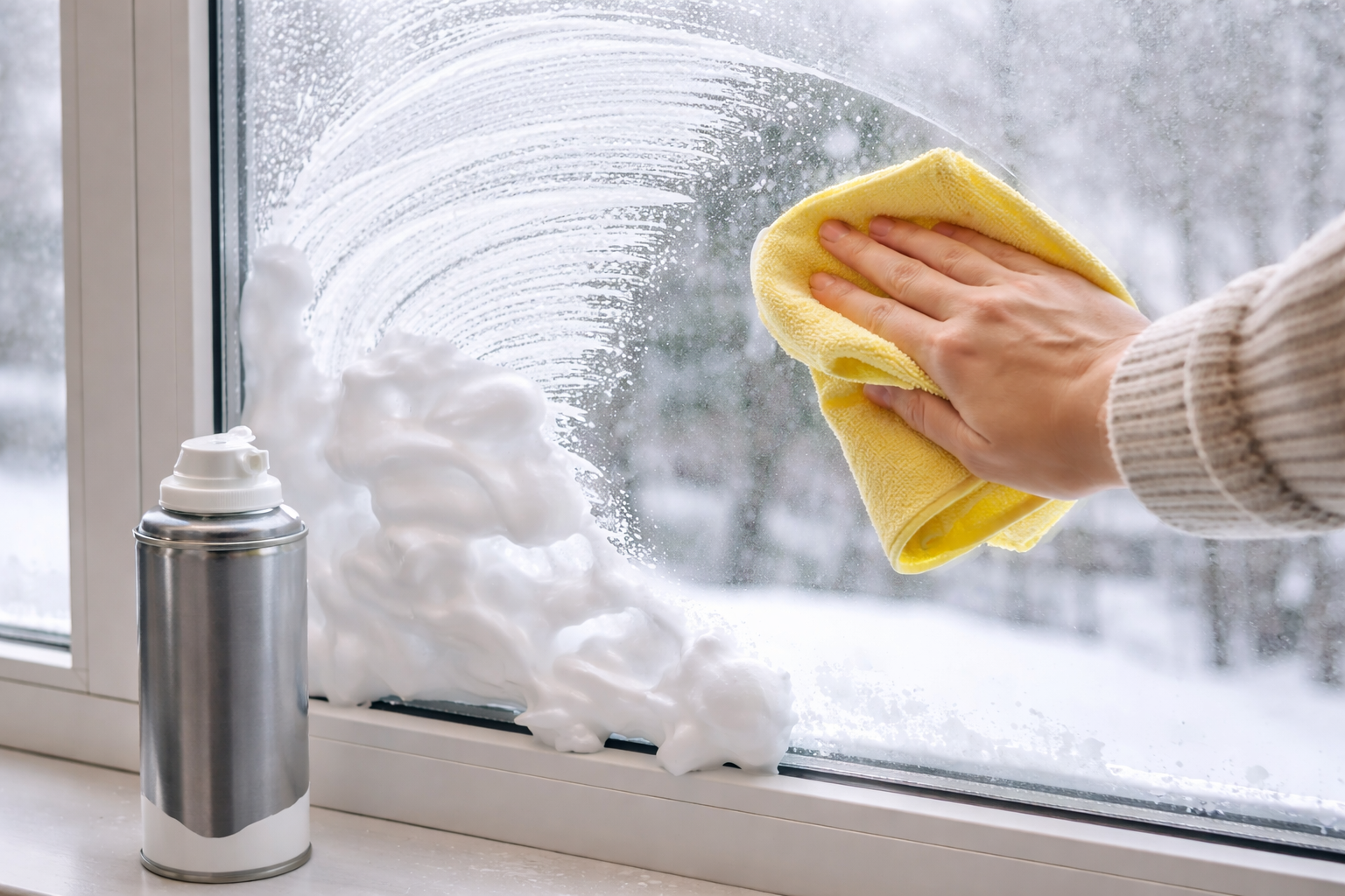 Kako se riješiti vlage i kondenzacije na prozorima? Donosimo trik s pjenom za brijanje koji sprječava magljenje tjednima...