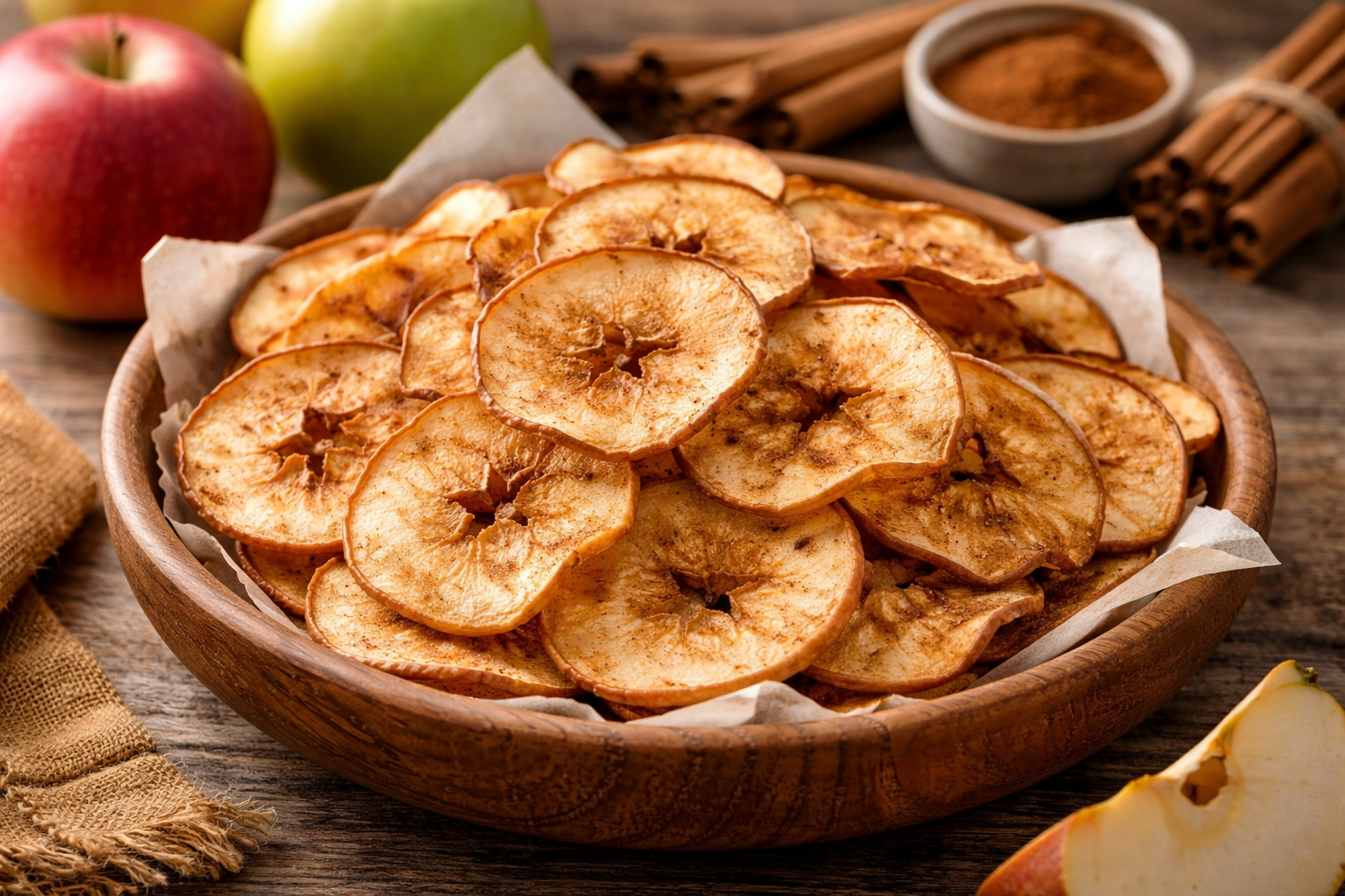 Domaći čips od jabuka gotov za 10 minuta: Zdrava grickalica koju i djeca rado biraju umjesto slatkiša!