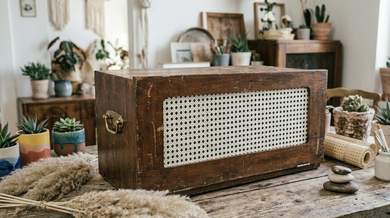 Stari ormarić ne mora u otpad: Trik s mrežicom za komarce i bojom koji starom namještaju daje boho izgled od milijun dolara