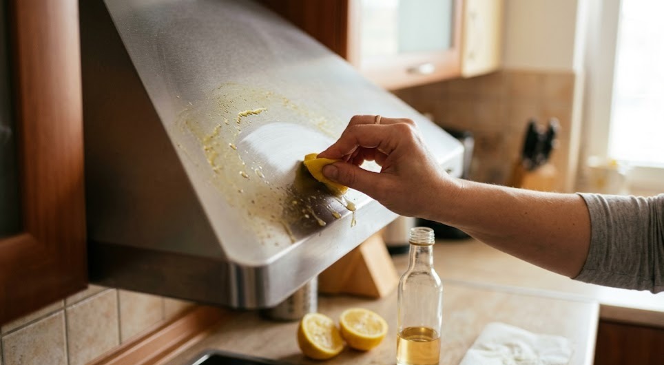 Zvuči ludo, ali djeluje: Zašto bi ljepljivu masnoću s kuhinjske nape trebali čistiti običnim uljem?