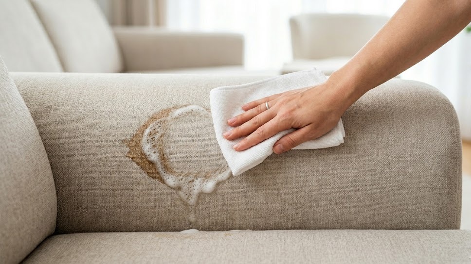 Mrlje s kauča nestaju u trenu: Jednostavna mješavina od dva sastojka koja izvlači prljavštinu čak i s najsvjetlijih tkanina