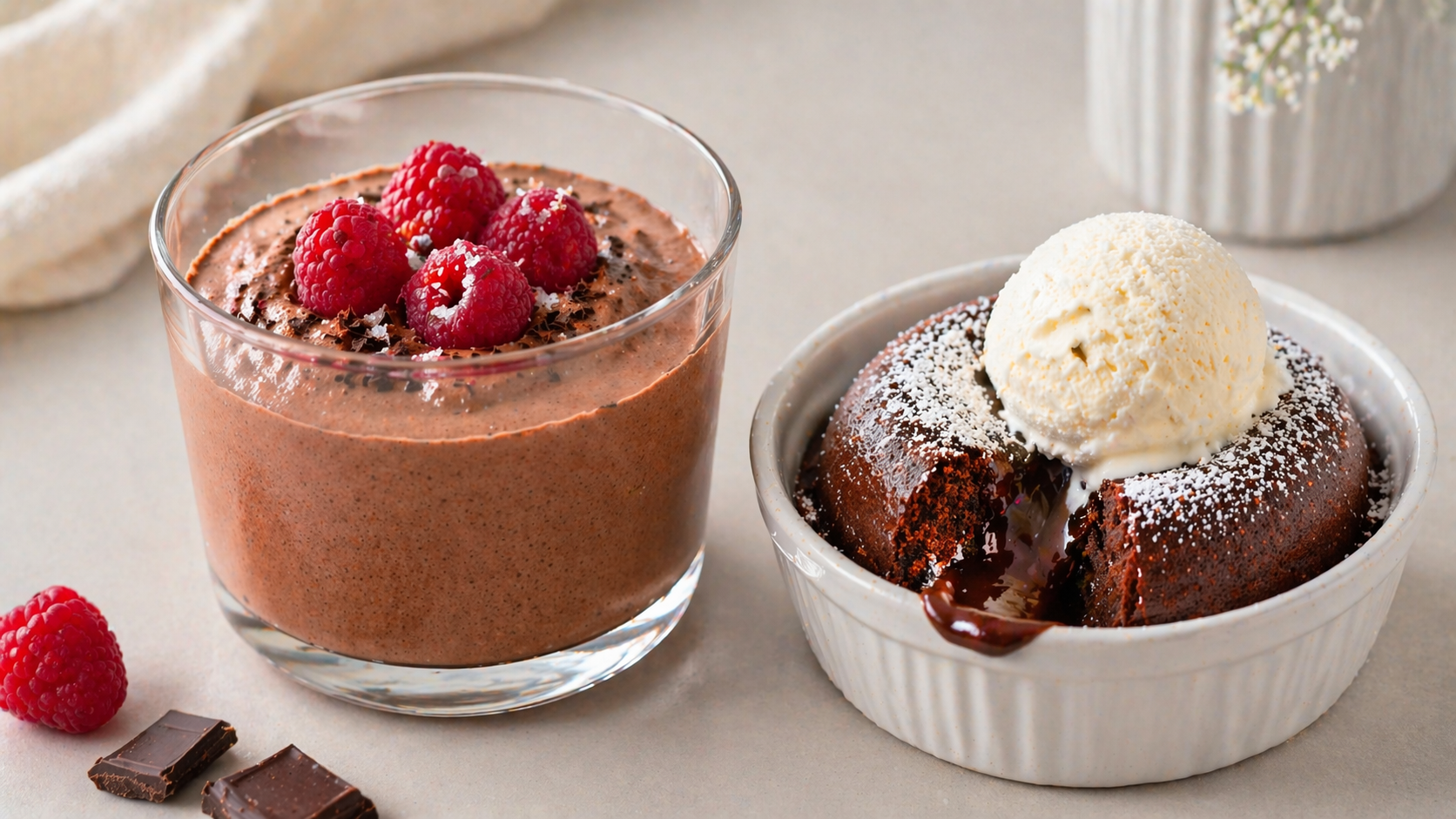 Jedna smjesa, dva deserta: Napravite dva potpuno različita deserta, bez prljanja dodatnog posuđa