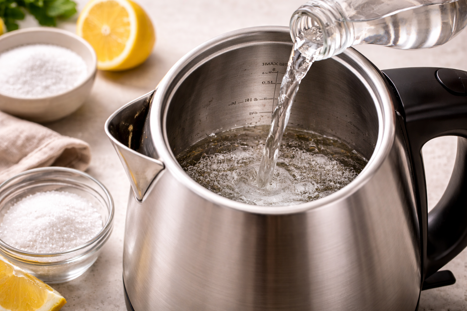 Kamenac u kuhalu za vodu nestaje bez ribanja: Pustite da voda proključa, ulijte ovo i gledajte razliku...