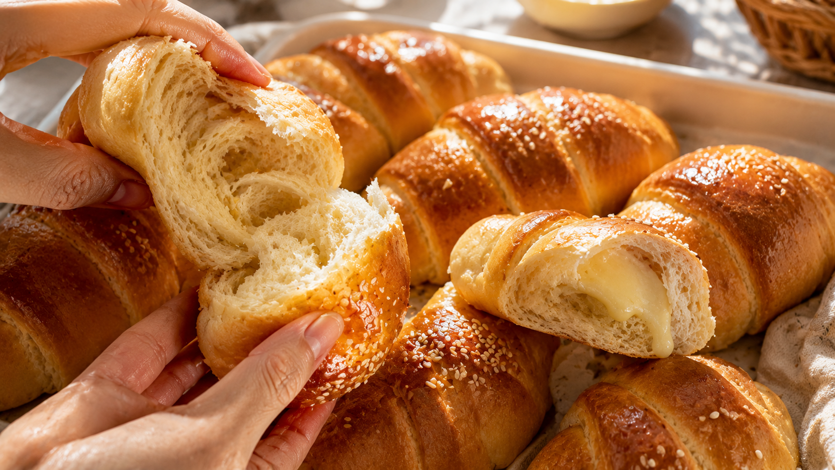 Pratite ovaj recept i kiflice će vam biti mekane kao duša nekoliko dana!