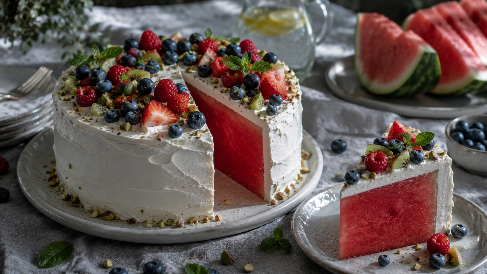 Izgleda kao prava torta, ali nema ni grama brašna: Ovaj desert od lubenice hit je ljeta