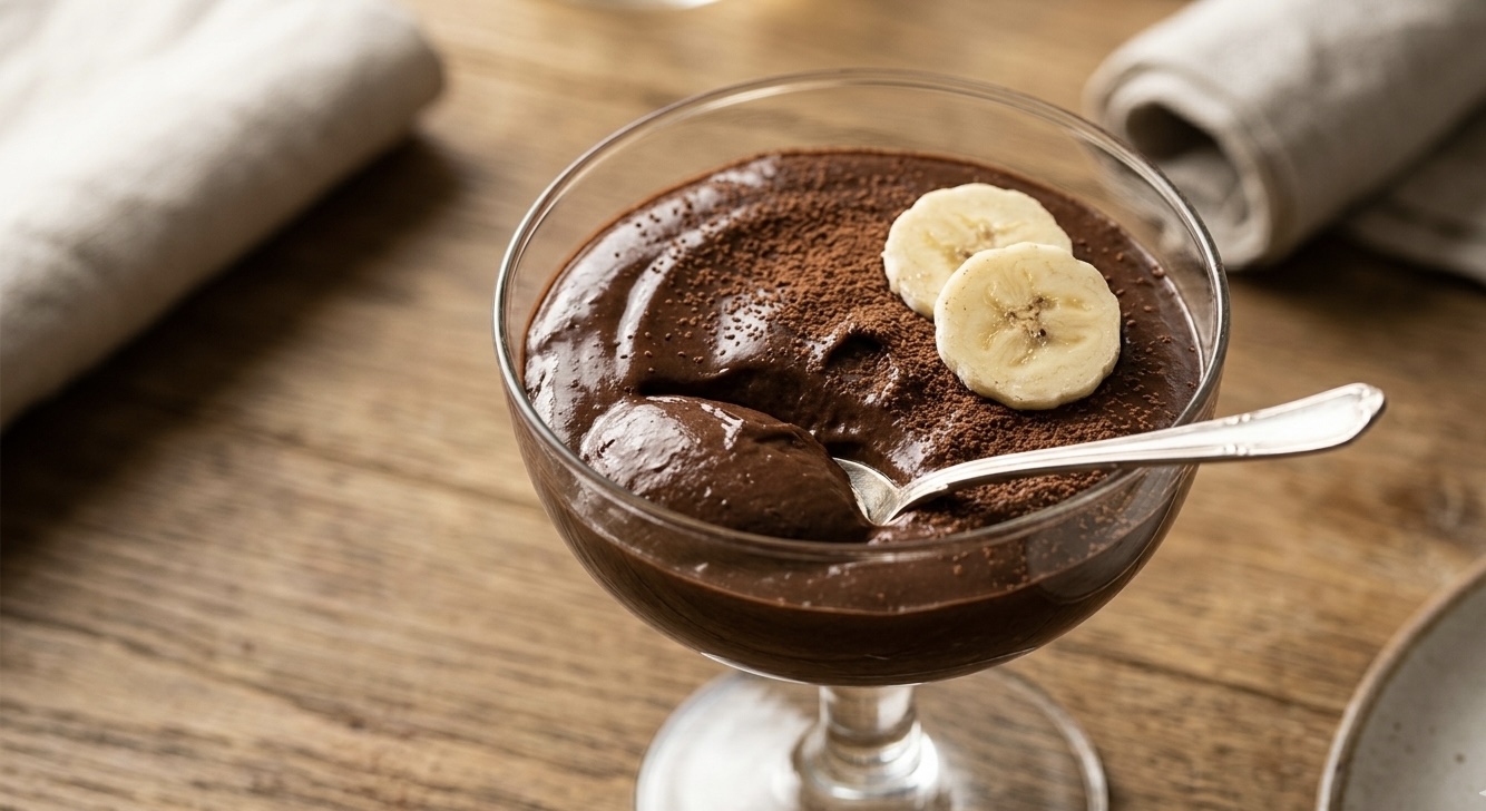 Slatkiš koji smijete jesti i navečer: Ovaj kremasti spoj voća i čokolade gotov je za 2 minute, a nema ni grama brašna