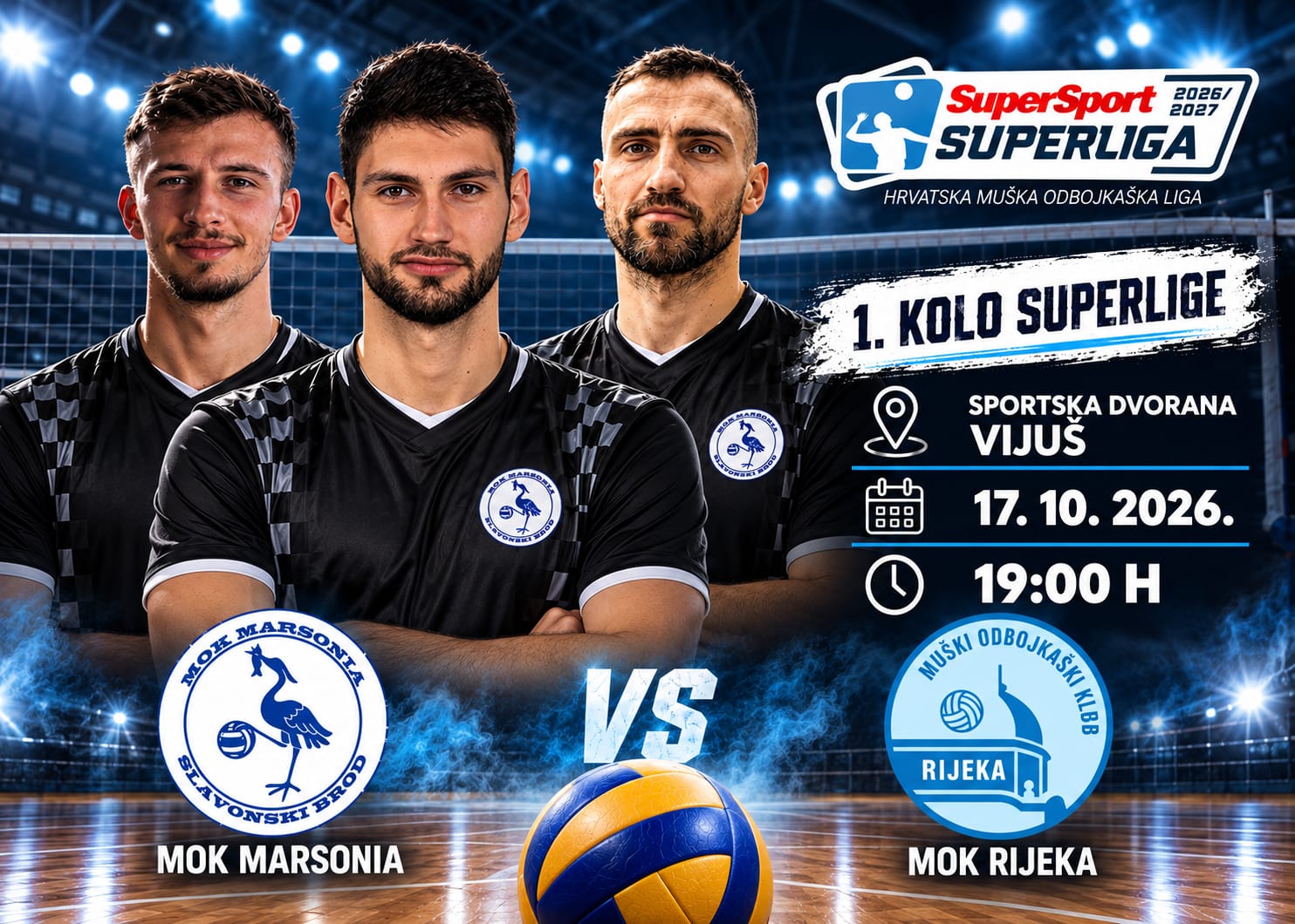MOK Marsonia novu superligašku sezonu otvara pred domaćom publikom: Na Vijuš stiže Rijeka
